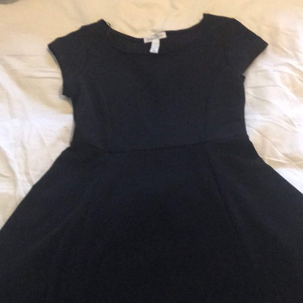 Black Mini Skater Dress